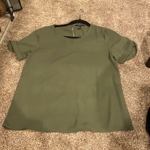Army Green Forever 21 Blouse